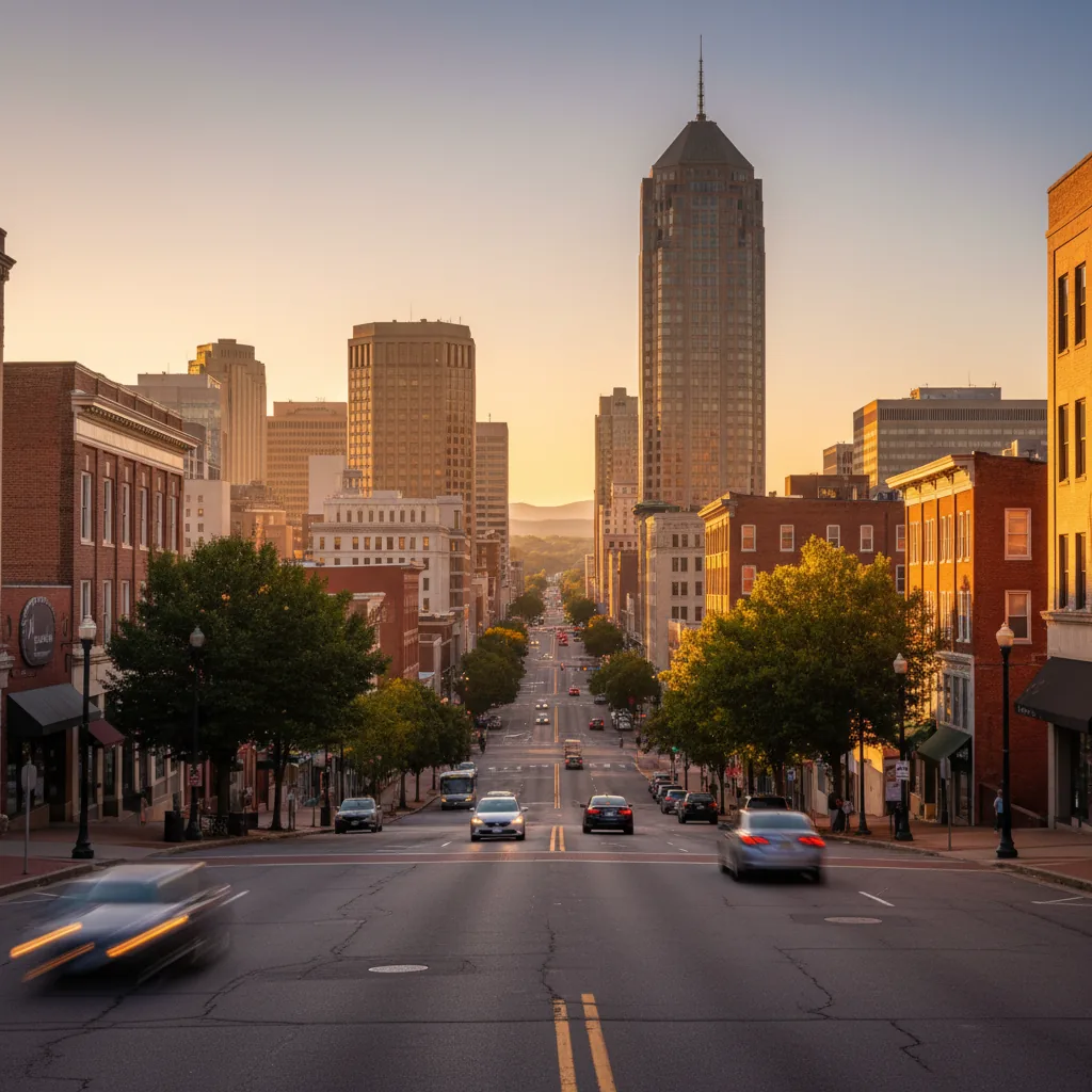 Winston-Salem, NC business district